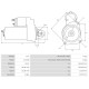 Motor de arranque Volvo Penta MD1B-1